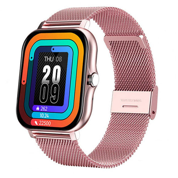 Y13S Sports Smartwatch with Metal Designer Strap (Music Player, Intelligent Voice, Make and Receive Calls)