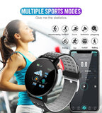 119 Plus Smart Watch & Fitness Tracker (with HR & BP Tracker, Call & MSG Alerts, IPS HD Screen) - Ripe Pickings