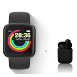 2021 Macaron Y68S Smart Watch + 2021 Macaron Mini - 2 TWS Wireless Earphones + Charger Box - Ripe Pickings