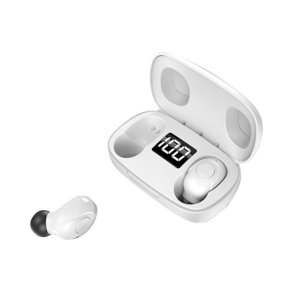 S9 TWS Wireless Earphones and Charger Box for Music Video Games