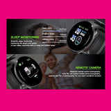 D18 Smart Fitness Watch with HR & BP Tracker, Pedometer, Call & Msg Notifications and more - Ripe Pickings