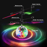 Colorful LED Induction Remote Control Drone/Flying Ball - Ripe Pickings