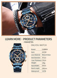 Men's Quartz Luxury Chronograph Sport & Business Watch by Curren Blanche - Ripe Pickings