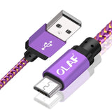 OLAF Micro USB Fast Charging and Data Cable (25cm to 300cm Cable Options) - Ripe Pickings