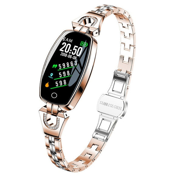 H8 Fitness Smartwatch for Woman (Waterproof, HR and BP Monitoring, Android and IOS Compatible) - Ripe Pickings