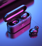 Floveme Mini Bluetooth Wireless Earphones with 3D Stereo Sound & Magnetic Charging Box - Ripe Pickings