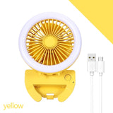 Mini Selfie LED Ring Light With Portable Electric Fan (Mounts onto any Mobile Phone) - Ripe Pickings