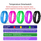 V9 Body Temperature Monitoring Watch with Vibration Alarm & Stopwatch - Ripe Pickings