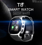 T8 Bluetooth Smart Watch with Camera, Music Player, Supports SIM & TF Card & Pedometer - Ripe Pickings