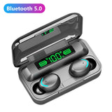 F9-5C TWS Wireless Smart-Touch Earphones with Charger Box (Bluetooth 5.0, Noise Cancelling) - Ripe Pickings
