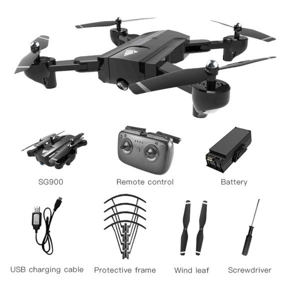 SG900 Foldable 2.4GHz Drone with 720P, WIFI, FPV, & GPS Optical Flow Positioning - Ripe Pickings