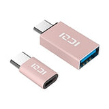 2 x Pcs - USB-C to Micro USB Adapter + USB-C to USB 3.0 Adapter Converter - Ripe Pickings