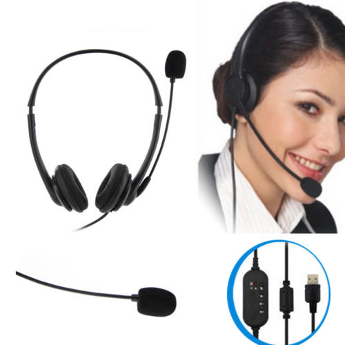 Call Centre Headset (Noise Cancelling, USB, Binaural) - Ripe Pickings