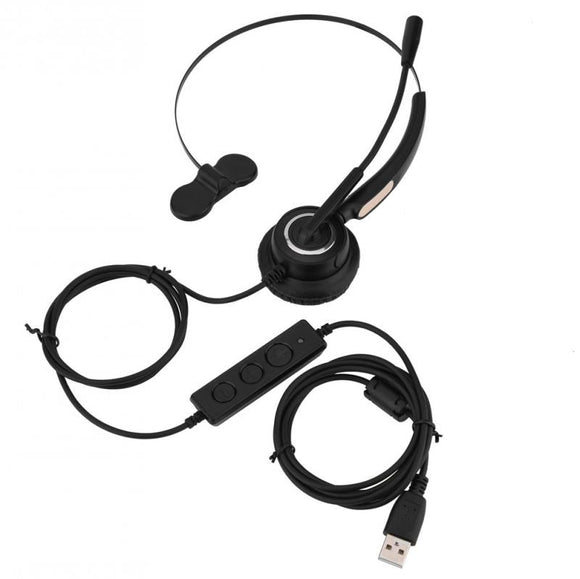 Clear Stereo Sound Call Center Headset (USB, Noise Cancelling) - Ripe Pickings