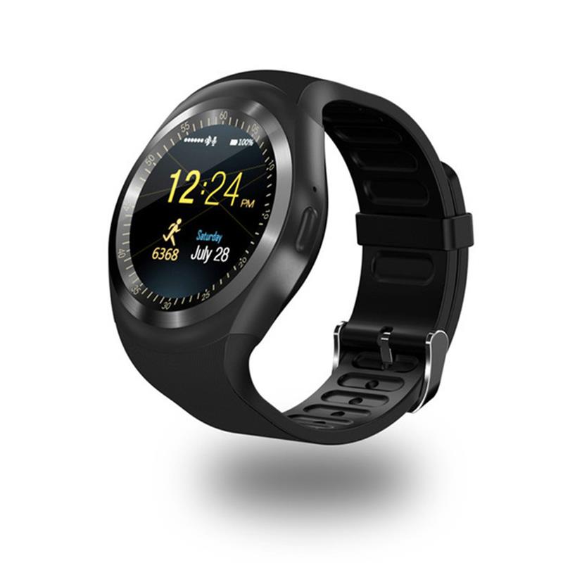 Y1 Android Smart Watch Phone Calls Push Messages and Passometer