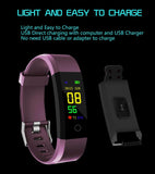 The 115 Plus Smart Watch with HR & BP Monitor, Call & MSG Notifications (similar to Fitbit Alta) - Ripe Pickings