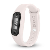 Digital LCD Wrist Band with Pedometer for Running, Walking and Jogging (for Kids and Adults)