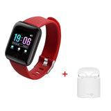 116 Plus Smart Fitness Watch + i7 TWS Wireless Earbuds/Earpieces with Mic & Charger Box - Ripe Pickings