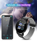 119 Plus Smart Watch & Fitness Tracker (with HR & BP Tracker, Call & MSG Alerts, IPS HD Screen) - Ripe Pickings