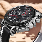 2019 LIGE Quartz Top Brand Luxury Big Dial Military Mens Watch - Ripe Pickings