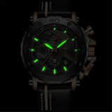 2019 LIGE Quartz Top Brand Luxury Big Dial Military Mens Watch - Ripe Pickings