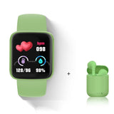 2021 Macaron Y68S Smart Watch + 2021 Macaron Mini - 2 TWS Wireless Earphones + Charger Box - Ripe Pickings