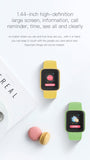 2021 Macaron Y68S Smart Watch + 2021 Macaron Mini - 2 TWS Wireless Earphones + Charger Box - Ripe Pickings