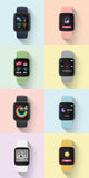 2021 Macaron Y68S Smart Watch + 2021 Macaron Mini - 2 TWS Wireless Earphones + Charger Box - Ripe Pickings