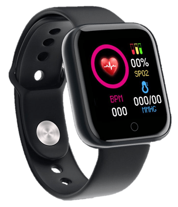 2021 Macaron Y68S Smart Watch (BP, HR Blood Oxygen) - Main Image