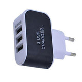 3.1A Triple USB Ports Home Travel AC Charger (for EU Plug with Indicator) - Ripe Pickings