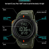 50m Waterproof Multi - function Outdoor Men's Sports Watch with New Concept Compass - Ripe Pickings