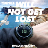 50m Waterproof Multi - function Outdoor Men's Sports Watch with New Concept Compass - Ripe Pickings