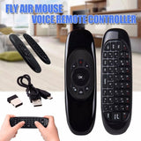 6 - Axis Gyroscope C120 Rechargeable Wireless Air Mouse with Keyboard for Android TV Box and PC - Ripe Pickings