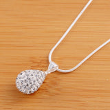 925 Sterling Silver AAA Zircon Drop - Shaped Pendant & Necklace - Ripe Pickings