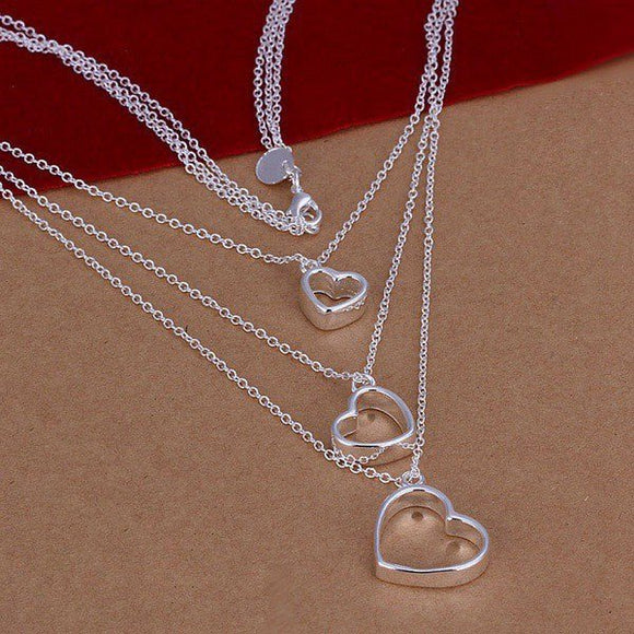 925 Sterling Silver Heart Charms & Necklaces - Ripe Pickings