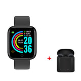 D20 Smart Fitness Watch + i7 TWS Wireless Earbuds/Earpieces with Mic & Charger Box - Ripe Pickings