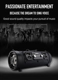 Portable Bluetooth Speaker (with FM Radio, 3D Sound, Wireless Surround, TV Sound Bar, 15W, Outdoor Use, Speaker+Mic) - Ripe Pickings