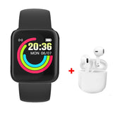 Y68S Macaron Smart Watch +  Air Pro 4 TWS Wireless Earbuds & Charger Case - Ripe Pickings