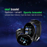 D18 Smart Fitness Watch with HR & BP Tracker, Pedometer, Call & Msg Notifications and more - Ripe Pickings