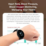 D18 Smart Fitness Watch with HR & BP Tracker, Pedometer, Call & Msg Notifications and more - Ripe Pickings