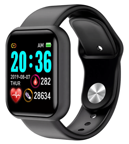 D20 Smart Fitness Watch with Steps, Calories and Distance Tracking, & HP & BP Monitor - Ripe Pickings