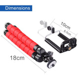 Flexible Tripod Phone Holder for Samsung, Xiaomi, Huawei, iPhone, Gopro and more - Ripe Pickings