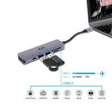 ICZI 6 in 1 USB C Multifunction HUB - type C to 4K HDMI USB 3.0 SD TF Card Converter - Ripe Pickings