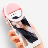 LED Selfie Ring Light for your Mobile Phone (Colour Temperature for Whitened, Rosy Facial Beauty) - Ripe Pickings