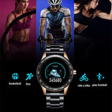 LIGE Mens Smart Watch with Chronograph, Pedometer, HR & BP Monitor - Ripe Pickings