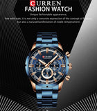 Men's Quartz Luxury Chronograph Sport & Business Watch by Curren Blanche - Ripe Pickings