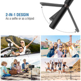 Mini Bluetooth 4.0 Tripod/Selfie Stick with Detachable Wireless Remote - Ripe Pickings