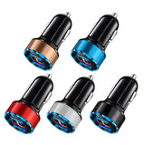 Mini Dual USB Mobile Phone Fast Charger for Vehicles (with LED Display) - Ripe Pickings