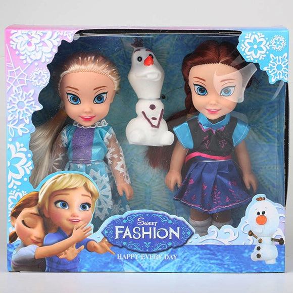 Multi - piece Princess Anna & Princess Elsa Frozen Doll Toys - Ripe Pickings