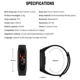New M4 Fitness Band with HR and BP monitor, Pedometer (similar to Fitbit Alta) - Ripe Pickings